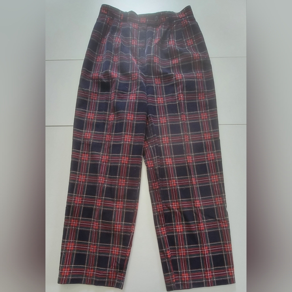 Charter Club Corduroy Scottish Plaid Cotton Pants Size 12 - Picture 4 of 12